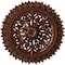 Ekena Millwork Lariah Ceiling Medallion (Fits Canopies up to 1 3/8"), 24 3/4"OD 1 3/8"ID x 3 1/4"P, Copper Penny CM24LACPS - alternate 1